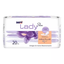 SENI Lady Slim šlapimo nelaikymo įklotas mini plus, 20 vnt