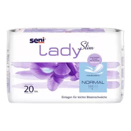 SENI Lady Slim šlapimo nelaikymo įklotas normalus, 20 vnt