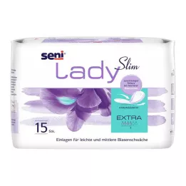 SENI Lady Slim šlapimo nelaikymo įklotas papildomai, 15 vnt
