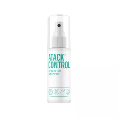 ATACK Kontrolinis dezinfekcinis rankų purškiklis, 100 ml ATACK Kontrolinis dezinfekcinis rankų purškiklis, 100 ml