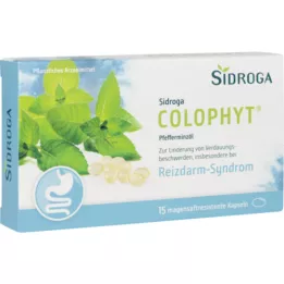 SIDROGA ColoPhyt 182 mg skrandžio sulčių minkštos kapsulės, 15 vnt