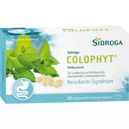 SIDROGA ColoPhyt 182 mg skrandžio sulčių minkštos kapsulės, 60 vnt