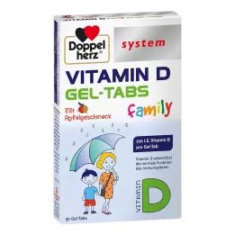 DOPPELHERZ Vitamino D gelio skirtukų šeimos sistema, 30 vnt