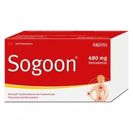 SOGOON 480 mg plėvele dengtos tabletės, 200 vnt