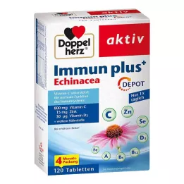 DOPPELHERZ Immun plus Echinacea Depot tabletės, 120 vnt