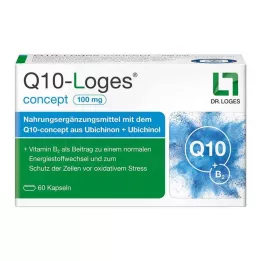 Q10-LOGES konceptas 100 mg kapsulės, 60 vnt