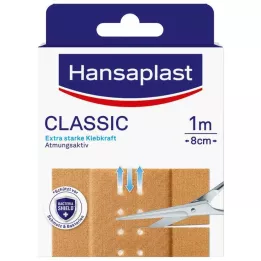HANSAPLAST Klasikinis tinkas 8cm x1 m, 1 vnt