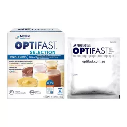 OPTIFAST Gėrimų rinkinys & Kreminiai milteliai, 8X55 g