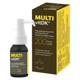 MULTIVITDK Tirpalas Vitaminas D3+K2, 10 ml