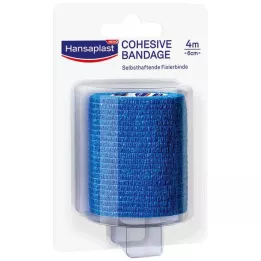 HANSAPLAST Fiksacinis tvarstis lipnus.6 cmx4 m mėlynos spalvos, 1 vnt