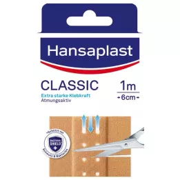 HANSAPLAST Klasikinis tinkas 6 cmx1 m, 1 vnt