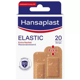 HANSAPLAST Elastinės tinko juostelės, 20 vnt