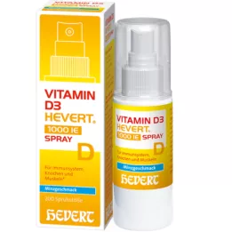 VITAMIN D3 HEVERT 1000 TV purškalas, 30 ml