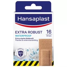 HANSAPLAST ypač tvirtos vandeniui atsparios tinko juostelės, 16 vnt