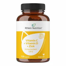 Vitaminas C + vitaminas D + cinkas Imuninės sistemos itin stiprios kapsulės, 120 vnt