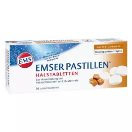 EMSER Pastilės gerklės pastilės sūdyta karamelė, 30 vnt