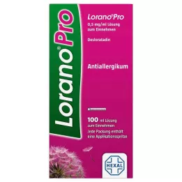 LORANOPRO 0,5 mg/ml geriamasis tirpalas, 100 ml