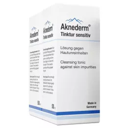 AKNEDERM Tinktūra jautri, 2X50 ml