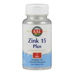 Cinkas 15 Plus tabletės, 100 vnt