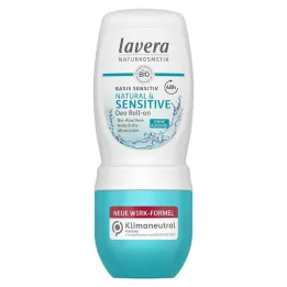 Lavera dezodorantas Roll-on base sens.natural & sens., 50 ml