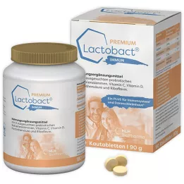 LACTOBACT PREMIUM IMMUN Kramtomosios tabletės, 60 vnt