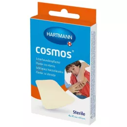 COSMOS Abrazyvinis tinkas 45x65 mm sterilus, 4 vnt