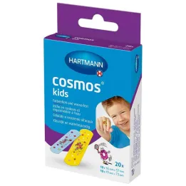 cosmos® kids vaikiški pleistrai 2 dydžiai, 20 vnt