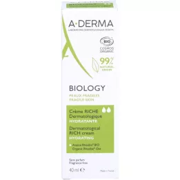 A-DERMA Biology Cream turtingas dermatologinis kremas, 40 ml