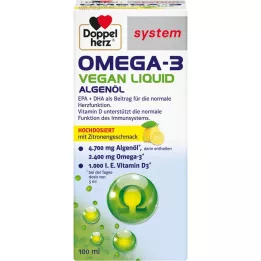 DOPPELHERZ Omega-3 veganiška skystoji sistema, 100 ml