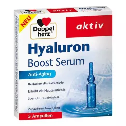 DOPPELHERZ Hyaluron Boost serumo ampulės, 5 vnt