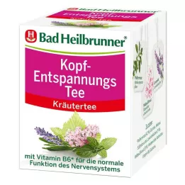 BAD HEILBRUNNER Galvos atpalaidavimo arbatos filtravimo maišeliai, 8 vnt