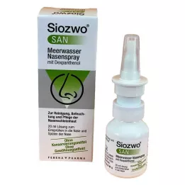 SIOZWO SAN Jūros vandens nosies purškalas su dekspantenoliu, 20 ml