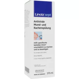 LINOLA burnos ir gerklės pertvaros skalavimo skystis, 375 ml