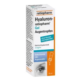 HYALURON-RATIOPHARM Geliniai akių lašai, 10 ml