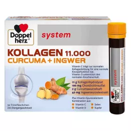 DOPPELHERZ Kolagenas 11 000 Curcuma+Ingw.system TRA, 30X25 ml
