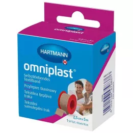 OMNIPLAST Fiksuojamasis gipso tekstilės siūlas 2,5 cm x 5 m OTC, 1 vnt
