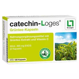 CATECHIN-Loges Žaliosios arbatos kapsulės, 120 vnt