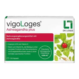 VIGOLOGES Ashwagandha plus kapsulės, 60 vnt