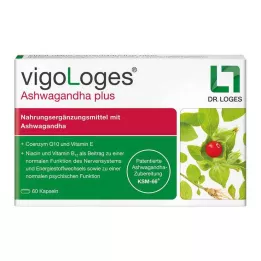 VIGOLOGES Ashwagandha plus kapsulės, 120 vnt
