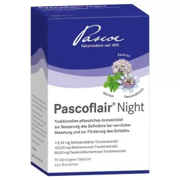 PASCOFLAIR Nakties dengtos tabletės, 90 vnt