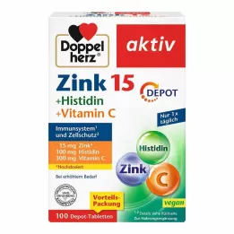 DOPPELHERZ Cinko+Histidino depo tabletės aktyvios, 100 vnt