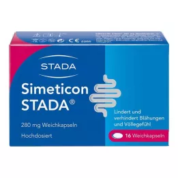 SIMETICON STADA 280 mg minkštos kapsulės, 16 vnt