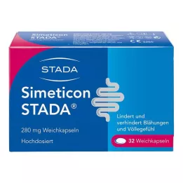 SIMETICON STADA 280 mg minkštos kapsulės, 32 vnt