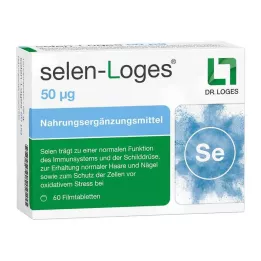SELEN-LOGES 50 µg plėvele dengtos tabletės, 60 vnt