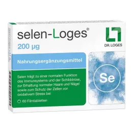 SELEN-LOGES 200 µg plėvele dengtos tabletės, 60 vnt