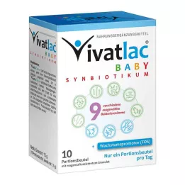 VIVATLAC BABY SYNBIOTIKUM Krepšys, 10 vnt