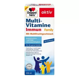 DOPPELHERZ Multi-Vitamine Immun Family skystis, 250 ml