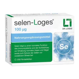 SELEN-LOGES 100 μg plėvele dengtos tabletės, 200 vnt