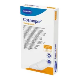 Cosmopor permatomas plėvelinis tvarsliava 10x20 cm sterilus, 5 vnt
