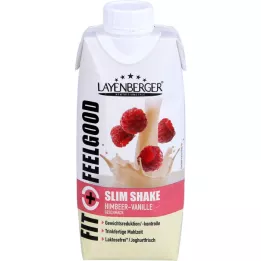 LAYENBERGER „Fit+Feelgood Slim Shake“ aviečių-vanilės kokteilis, 330 ml
